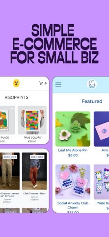 Big Cartel для Android — скриншот 1