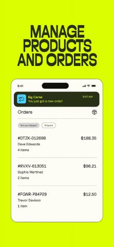 Big Cartel для Android — скриншот 2