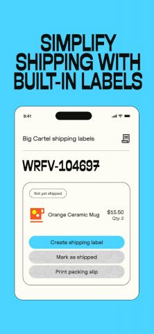Big Cartel для Android — скриншот 4