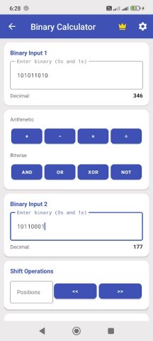 Binary Code Translator для Android — скриншот 3
