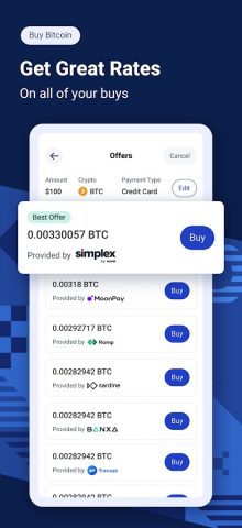 BitPay: Buy BTC ETH & Solana для Android — скриншот 3