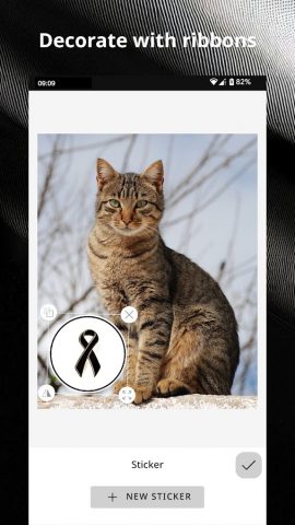 Black Ribbon для Android — скриншот 1