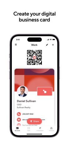 Blinq: Digital Business Card для iOS — скриншот 2