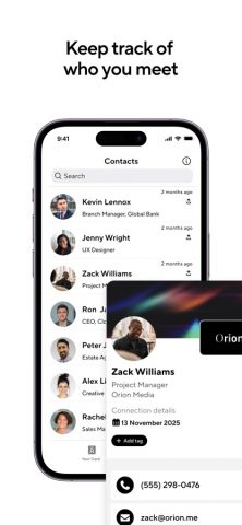 Blinq: Digital Business Card для iOS — скриншот 5