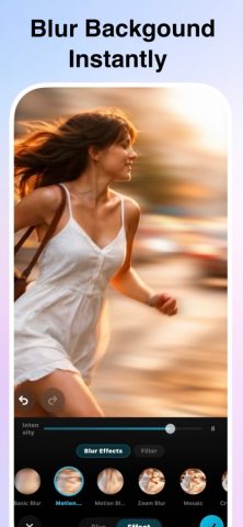 Blur Photo Background для iOS — скриншот 1