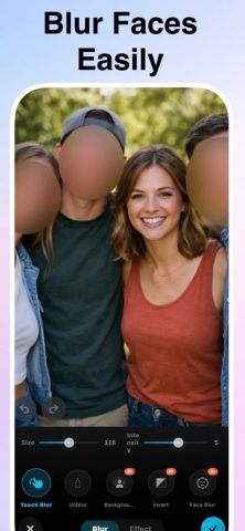 Blur Photo Background для iOS — скриншот 2