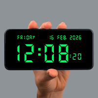 Большие часы на экран для Android