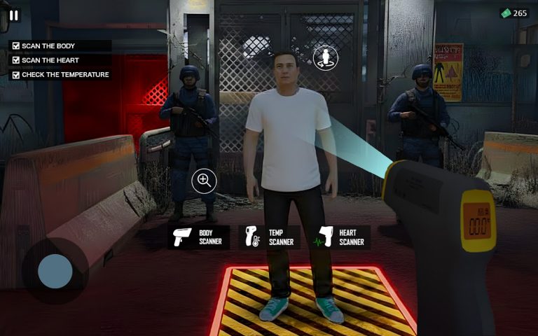 Border Scan Survival Zone Game — скриншот 1