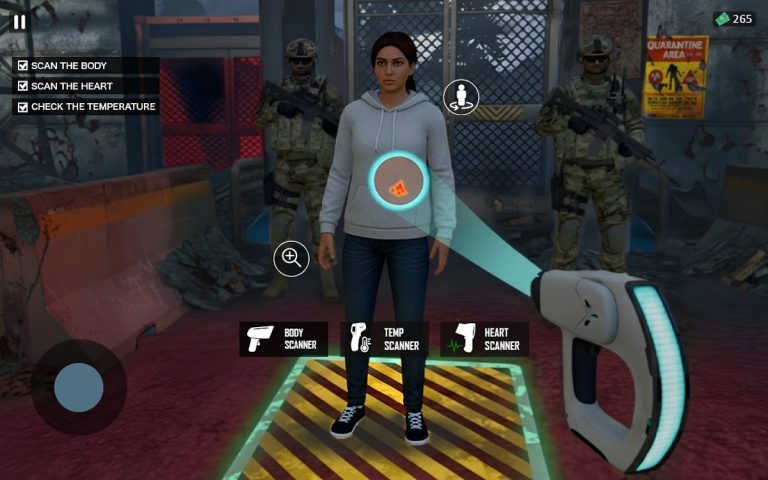 Border Scan Survival Zone Game — скриншот 2