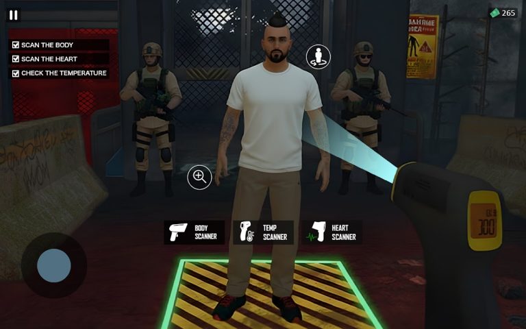 Border Scan Survival Zone Game — скриншот 5