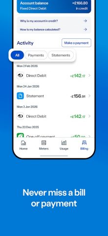 British Gas для Android — скриншот 3
