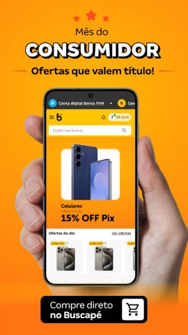 Buscapé: Promoção e cashback для Android — скриншот 1