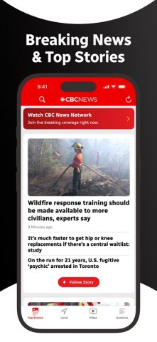 CBC News: Breaking & Local для iOS — скриншот 1