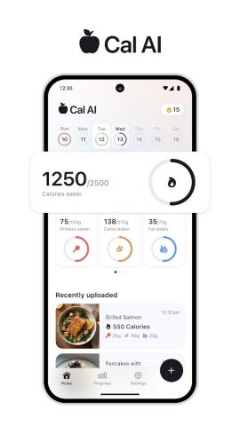 Cal AI — Food Calorie Tracker для Android — скриншот 1