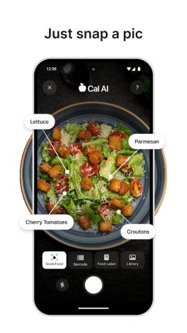 Cal AI — Food Calorie Tracker для Android — скриншот 2