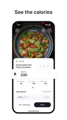 Cal AI — Food Calorie Tracker для Android — скриншот 3