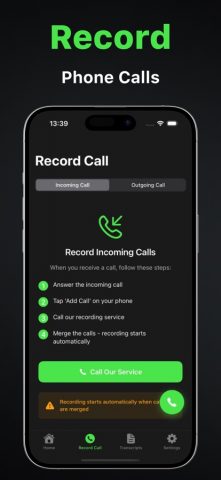 Call Recorder & Запись Звонков для iOS — скриншот 2