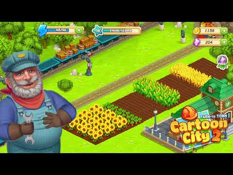 Cartoon city 2 — ферма и город для Android — официальный трейлер