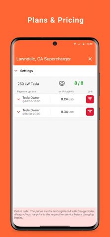 ChargeFinder: EV Charging для Android — скриншот 5