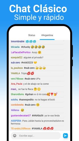 Chat Argentina для Android — скриншот 1