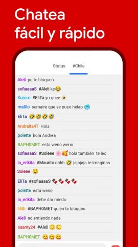 Chat Chile для Android — скриншот 1