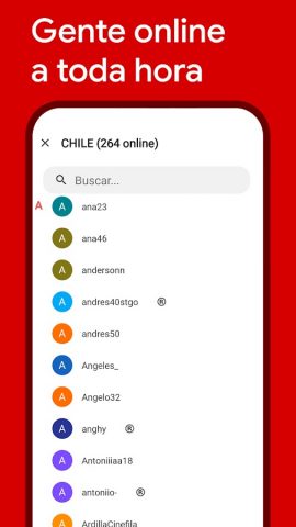 Chat Chile для Android — скриншот 3