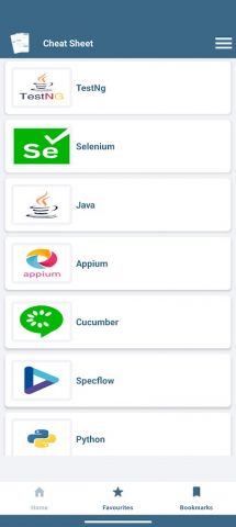 Cheat Sheet для Android — скриншот 2