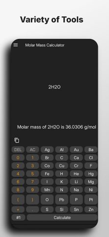 Chemistry Calculator AI Solver для Android — скриншот 4