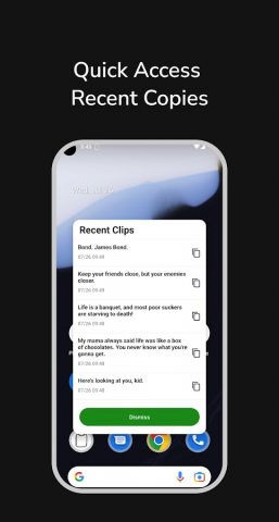 Clipboard — Copy Paste & Notes для Android — скриншот 5
