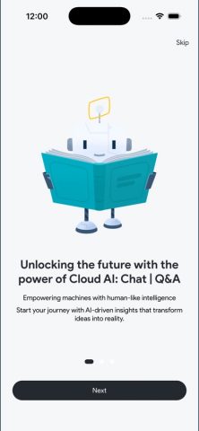 Cloud AI: ChatBot, Q&A, Assist для iOS — скриншот 1