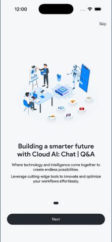 Cloud AI: ChatBot, Q&A, Assist для iOS — скриншот 2