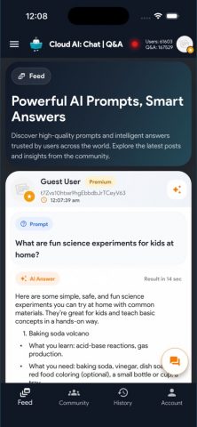 Cloud AI: ChatBot, Q&A, Assist для iOS — скриншот 5