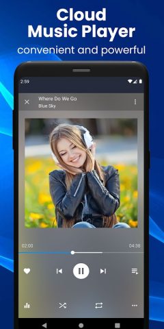 CloudBeats Cloud Music Player для Android — скриншот 1
