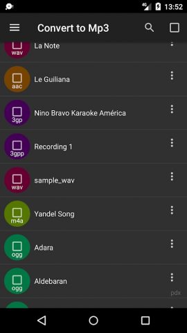 Convert to Mp3 для Android — скриншот 1