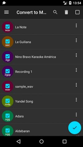 Convert to Mp3 для Android — скриншот 2
