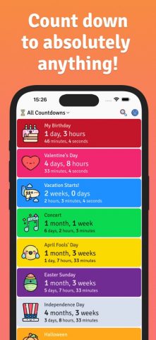 Countdown to Anything! для iOS — скриншот 1