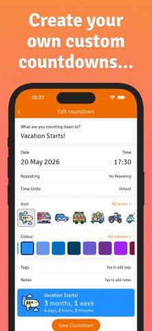 Countdown to Anything! для iOS — скриншот 2