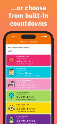 Countdown to Anything! для iOS — скриншот 3
