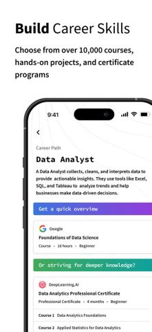 Coursera: развивайте карьеру для iOS — скриншот 3