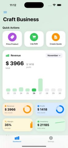 Craft Price Calculator для iOS — скриншот 5