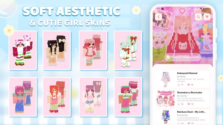 Cute Mods for Minecraft Girls для Android — скриншот 2