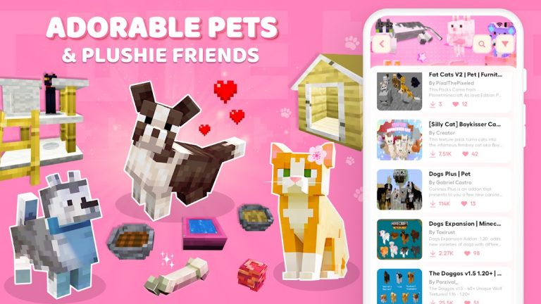 Cute Mods for Minecraft Girls для Android — скриншот 3