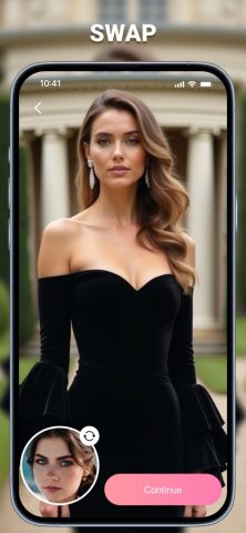 FusionFaces: Face Swap AI App для iOS — скриншот 1