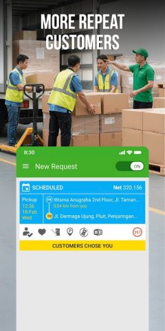 Deliveree For Drivers для Android — скриншот 4