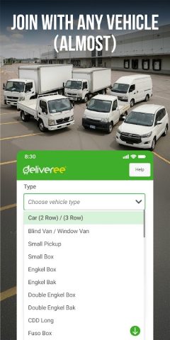 Deliveree For Drivers для Android — скриншот 5