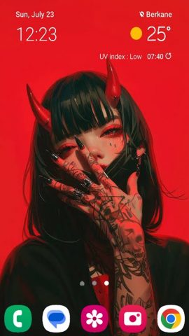 Девушка Маска Обои для Android — скриншот 2