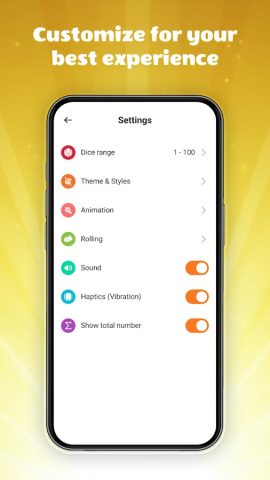 Dice Roller: Random Dice Roll для Android — скриншот 5