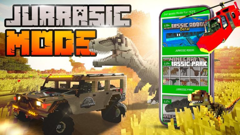 Dinosaurs Mod for Minecraft PE для Android — скриншот 1
