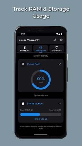 Диспетчер Устройств PI Инфо для Android — скриншот 4