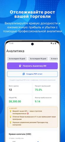 Дневник Трейдера: TrackIt для Android — скриншот 1